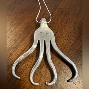Fork Squid Necklace